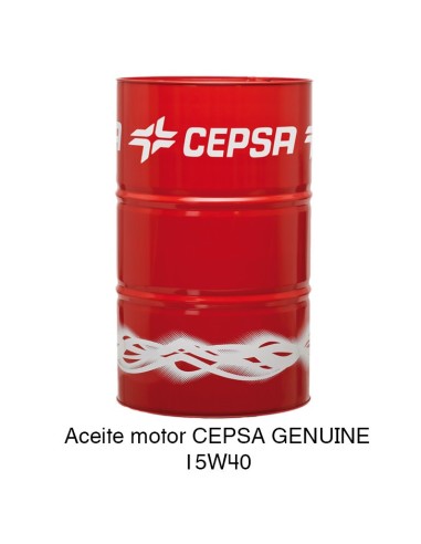 Aceite motor CEPSA GENUINE 15W40 208 Litros