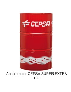 Aceite motor CEPSA SUPER EXTRA HD 208 Litros