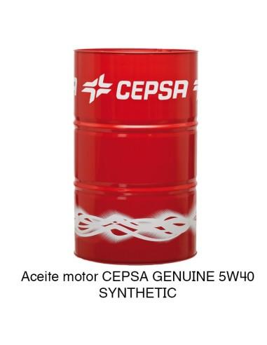 Aceite motor CEPSA GENUINE 5W40 SYNTHETIC 208 Litros