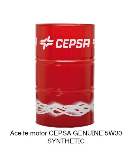 Aceite motor CEPSA GENUINE 5W30 SYNTHETIC 208 Litros Aceite motor CEPSA GENUINE 5W30 SYNTHETIC 208 Litros