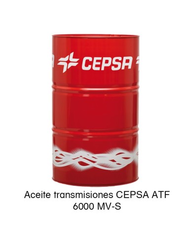 Aceite transmisiones CEPSA ATF 6000 MV-S 208 Litros