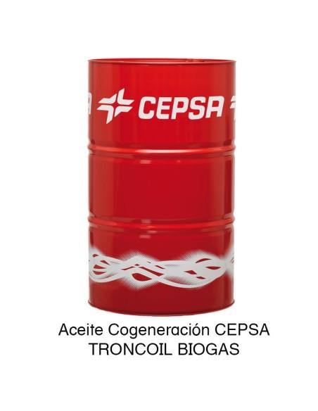 Aceite Cogeneración CEPSA TRONCOIL BIOGAS 208 Litros
