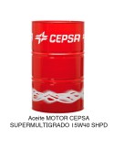 Aceite motor CEPSA SUPERMULTIGRADO 15W40 SHPD