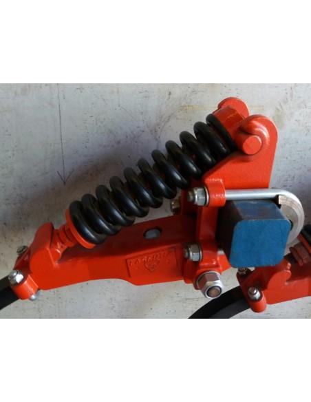 Amarre de Arado abrazado con 2 muelles