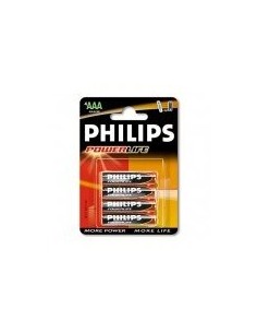 PILA LR3 AAA PHILIPS ALCALINA 1,5V