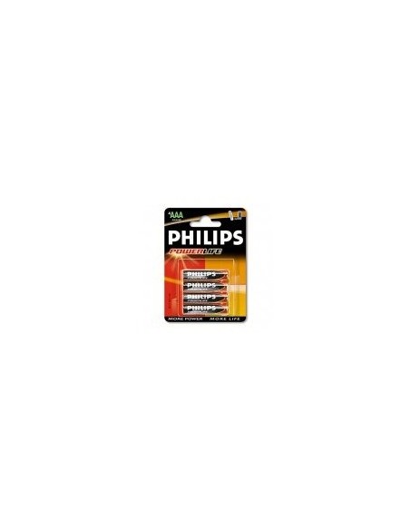 PILA LR3 AAA PHILIPS ALCALINA 1,5V