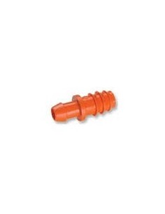 Toma Seguridad Naranja 16 mm (100 Unidades)