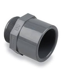 Terminal Rosca Macho PVC