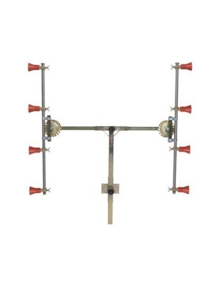 Barra en T 4+4 con Pulverizadores Regulables Barra en T 4+4 con Pulverizadores Regulables
