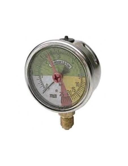 Manómetro Glicerina Isométrico Inoxidable 100 mm 0-5/25 bar 1/2"
