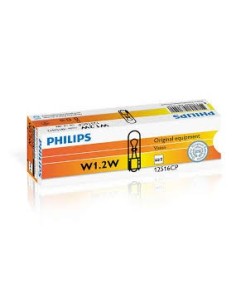 Bombilla Philips W1.2W 12V