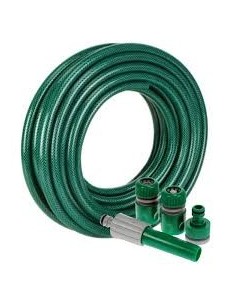 Manguera Jardín PVC con Conexiones