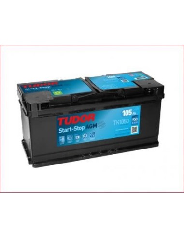 Batería START&STOP AGM TUDOR TK1050